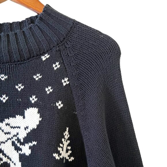 Chaps NEW Men's Skier Sweater In Black & White Size XXL - Picture 4 of 15